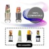 32oz Cup compatible for Nutribullet,Clear Cups Mugs Replacement Part Juicer Accessories for NUTRiBULLET Nutri Bullet 900W 600W Blender Juicer