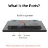 Thinlerain 10.1 inch Small PC Monitor Mini Monitor HDMI Monitor with IPS Panel, 1366x768 LED Monitor Support HDMI VGA Intput, for Computer, Lapto