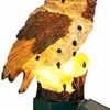 Apluskis Garden Ornaments Outdoor Owl Shape Light LED Solar Garden Light Owl Lawn Lamp Waterproof Solar Led Lights Outdoor Yard Garden Creative S