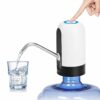 Water Dispenser Electric Portable USB Charging Water Bottle Pump（Black)