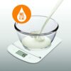 Salter 1056 WHDREU16 Digital Kitchen Scale – Electronic Food Weighing Scale For Baking/Cooking, Measures Liquids/Fluids, Easy Read LCD Display, S
