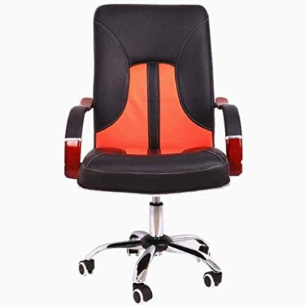 HJW Game Chair Racing Computer Office Chair Student Chair Elevating Rotary Home Computer Chair Desk Chair Armchair,Orange