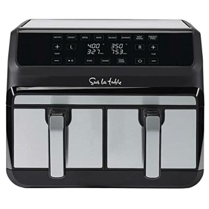 Sur La Table 7.6 L (8 qt) Double Basket Air Fryer