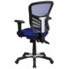 Flash Furniture Office Chair, Metal, Blue, 68.58 x 64.77 x 112.4 cm
