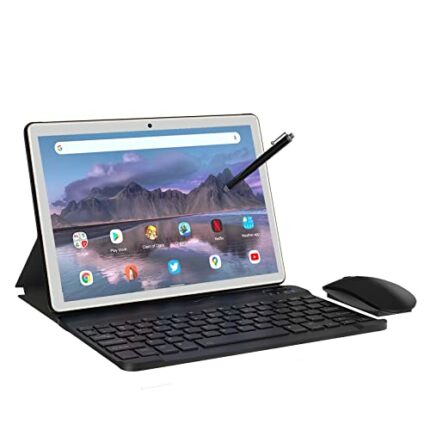 TOSCiDO Tablet 10 Inch Android 12 Tablet,4GB RAM+64GB ROM,1TB Expand,Octa Core Dual Sim,WiFi,5000mAh,Split Screen Function+Include Wireless Mouse
