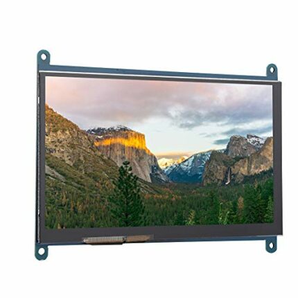 ciciglow 7 inch LCD HDMI Touch Screen, Capacitive Touch Screen for Raspberry Pi, 1024 x 600, Ultra HD Capacitive Monitor, Support Backlight Indep