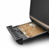 Tefal Black 2 Slot Toaster with Magnetic Clips, Large Controls, 7 Browning Levels, Removable Crumb Tray, Raise Function TT533811
