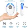 Ultrasonic Pest Repeller, Electronic Mouse Repellent plug in Pest Control for Mouse, Anti, Rat, Spider, Rodent, Fly, Mosquitoes, Harmless to Pets