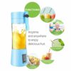 380ml Portable Blender, Mini Blenders Smoothies Shakes Juicer Cup, USB Rechargeable Travel Personal Juicer Mixer for Gym Camping Travel, 2000mAh