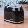 Salter EK2937 Deco Toaster – 2-Slice Electric Toaster, 7 Variable Browning Levels, Auto-Centring Bread Function, Anti-Jam & Anti-Slip, Defrost/Re