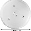 SPARES2GO Glass Turntable Plate for Samsung Microwave Oven (318mm) - Fitment List B