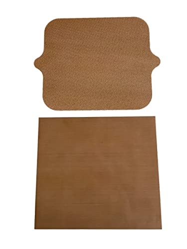 NoStik Air Fryer Liners, Brown, 33x40cm
