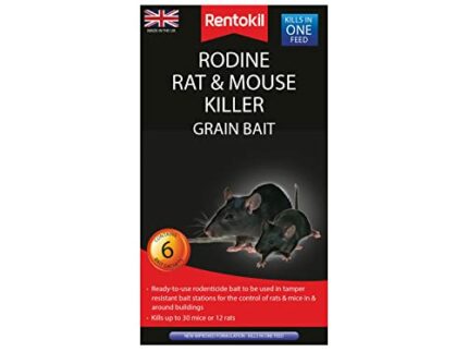 Rentokil Rodine Rat & Mouse Killer Grain Bait - 6x25g Sachet