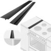 2 Pack Silicone Stove Counter Gap Cover, 63cm/25" Long Kitchen Counter Gap Filler, Heat Resistant Gap Filler Seals Spills Between Counter, Stovet