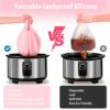 2PCS Reusable Silicone Slow Cooker Liners Reusable Fit 6-8 Quarts Crockpot Leakproof & Easy Clean Bags Liners, for Oval or Round Pot