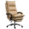 JHKZUDG PU Leather Executive Computer Desk Chair,High Back Home Office Chair, Adjustable Executive Leather Chair with Armrest And Feet, with Heav