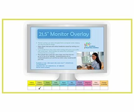 Crossbow Education: Monitor Overlay 21.5inch widecreen - Celery