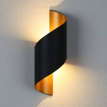 Chrasy LED Wall Lights 10W Indoor Outdoor Wall Lamp 3000K Warm White Aluminium LED Sconce IP65 Waterproof Up and Down Wall Wash Lights for Living