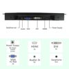 VSDISPLAY 12.1 inch 800x600 4:3 700nit TFT LCD Monitor, DVI HDMI VGA Video Input,Dual Speakers,Portable Industrial Monitor for CNC Machine