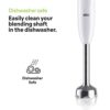 Braun MultiQuick 1 Hand Mixer MQ10.201MWH, Lightweight Mixer with EasyTwist Technology, One Speed, 350ml Chopper and 600ml Beaker Included, 450W,