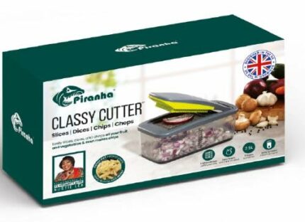 PIRANHA Classy Cutter | Potato Chopper Vegetable Chopper Onion Chopper Food Chopper | Salad Chopper Veg Dicer Veg Chopper | Onion Dicer Vegetable
