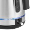 Salter EK5557 Lumie 1.7L Jug Kettle – Fast Boil, Auto-Shut Off and Boil Dry Sensor, Anti Limescale Filter for Easy Cleaning, Stainless Steel with