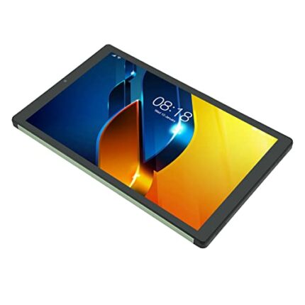 KIMISS 10.1in Tablet for, WiFi 6GB 128GB Front 200w Rear Tablet 10 Android 12 5G 500w 1960x1080 IPS 10 Core 8800mAh Calling 100‑240V Green EU Plu