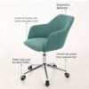 JJZXD Computer Chair, Home Office Chair, Modern Simple Meeting Chair, Desk Chair, Lifting Cloth Chair, Comfortable Chair