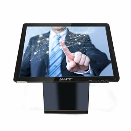 Anmite Desktop Touchscreen LCD Monitor - 17-Inch - Capacitance Touch Monitor Black HDMI/VGA