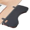 WANGFENG Ergonomic Keyboard Tray Under Desk, Adjustable Height and Angle Desk Extender with C Clamp Mount Clamp-On Desk Extender for Home and Off