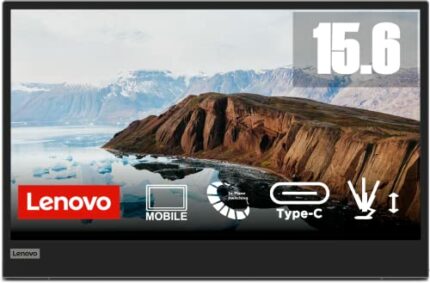 Lenovo L15 15.6 Inch Portable Monitor | FHD, 1080p, 60Hz, IPS, 6ms, USB-C / Type-C connector