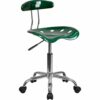 Flash Furniture Office Chair, Chrome, Wine Red, 41.91 x 43.18 x 88.27 cm