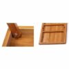 WALNUT Rivet Mid-Century Curved Wood Table Home Office Computer Desk, wood