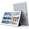 TOSCiDO Android 13 Tablet 10 Inch, 8Core 2.0Ghz,WiFi+4G LTE/SIM, 15GB RAM+64GB ROM+1TB SD Expand,1920 * 1200 FHD,13MP Dual Camera, 8000mAh,BT 5.0