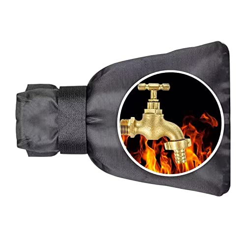 Outdoor Tap Covers for Winter, Reusable 1Pcs Large Outside Faucet Insulated Cover Socks for Freeze Protection Garden Hose Bibs Water Spigots Insu