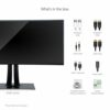 ViewSonic VP3881 38-inch WQHD+ IPS Curved Professional Monitor with 100% sRGB, Delta E<2, Hardware Calibration, HDR10 support, USB Type-C, HDMI,