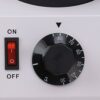 Chocolate Melting Machine 2 Tanks Chocolate Machines Stainless Steel, Temperature Control, Commercial Chocolate Melter (40W 220V UK plug (3000L/H