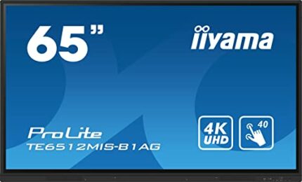 IIYAMA - TOUCH LFD TE6512MIS-B1AG 65IN PTOUCH-IR IPS 4K UHD 400CD 3HDMI VGA USB-C