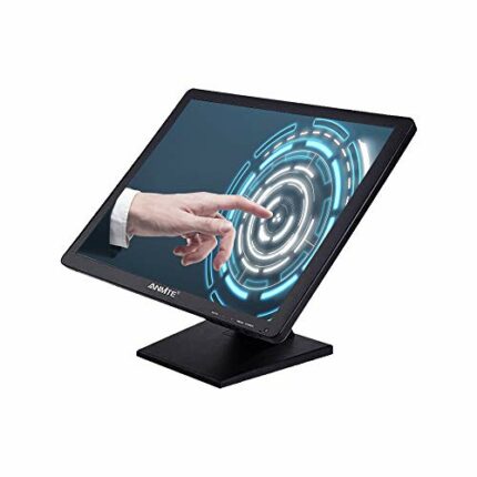Anmite Desktop Touchscreen LCD Monitor - 19-Inch - Resistive Touch Monitor Black HDMI/VGA