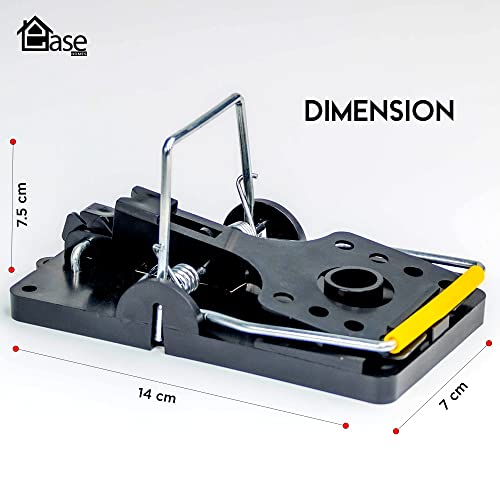 Ease Homes Rat Traps - 2 Large Heavy Duty, Rat Traps that Kill Instantly with gloves Trigger Mechanisms Mouse Traps, Easy Set-up Mouse Traps for