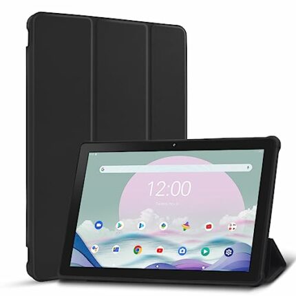 PRITOM B10 10'' Tablet with Case, Android 12 Tabletas, 3G RAM, 64 GB ROM, 512 GB Expandable, Quad-Core 1.6GHz Processor, 6000mAh, WiFi 6, Bluetoo