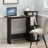 Furinno Efficient Home Laptop Notebook Computer Desk, Study Desk, Writing Desk, Columbia Walnut/Brown, 100.6 (W) x 85.3 (H) x 39.6 (D) cm