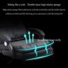 CZDYUF Computer Chair Office Chair Study Chair Home Office Chair Lunch Break Massage Chair Reclining
