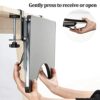 WANGFENG Easy Install Keyboard Tray, C - Clamp on Installation Fits Small Keyboard and Mouse Ergonomic Keyboard Tray Perfect for Office Home Scho
