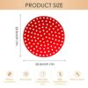 3 Packs Air Fryer Liners, 9 Inch Round Non-Stick Reusable Silicone Air Fryer Mats Heat Resistant Steamer Mats BPA Free Perforated Mats, 100 Perce