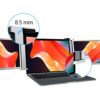 Zunate Triple Portable Monitor for Laptop, 15.4" Full HD 1080P IPS Display, Triple Screen for Laptop of 13.5-18.19, Compatible with Laptop, PC, P
