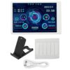 Annadue 3.5 Inch IPS USB Mini Screen, Computer Temp Monitor, PC CPU RAM HDD Data Monitor, PC Sensor Panel Display, Type C Sub Screen (White)
