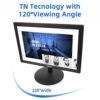 Thinlerain 15.4 Inch Small PC Monitor HDMI VGA, 1400×900 LED Display Screen Monitor for Computer PC Windows 7/8/10 (60Hz, 5ms, VESA, TN Panel) Bu