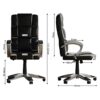 QQW Office Chair Executive Office Chair Computer Gaming Home Swivel Leather Adjustable Desk