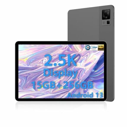DOOGEE T30 Pro 11 Inch Tablet 2.5K, 15GB+ROM 256GB (TF 2TB), 20MP/8MP Camera, Android 13 Tablet, 4G-LTE, 2.4GHz&5GHz Wi-Fi Tablet, Face unlocking